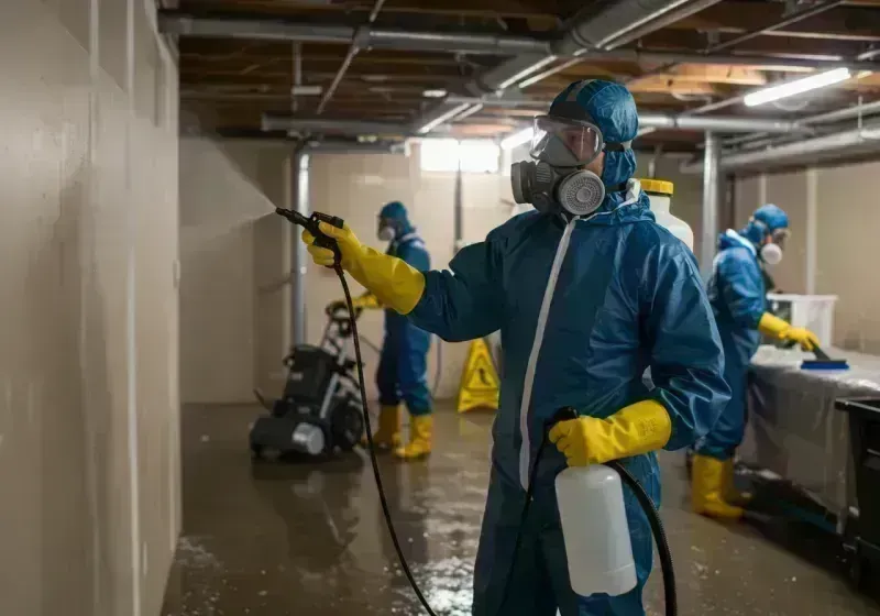 Basement Sanitization and Antimicrobial Treatment process in Buena Vista, CO